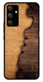 Wooden Design Metal Mobile Case for Samsung Galaxy M13 4G   (Design No -13)