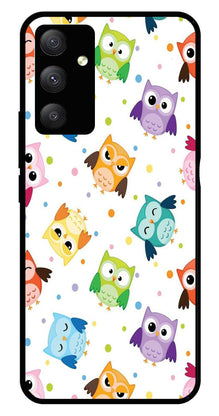 Owls Pattern Metal Mobile Case for Samsung Galaxy M13 4G