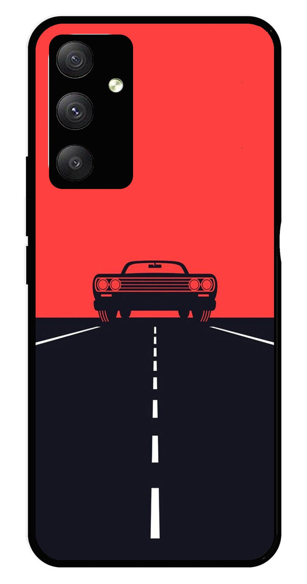 Car Lover Metal Mobile Case for Samsung Galaxy F13 4G   (Design No -21)