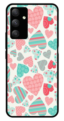 Hearts Pattern Metal Mobile Case for Samsung Galaxy M13 4G