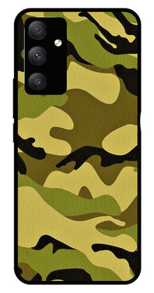 Army Pattern Metal Mobile Case for Samsung Galaxy M13 4G