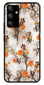 Autumn leaves Metal Mobile Case for Samsung Galaxy M13 4G   (Design No -55)