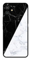 Black White Marble Design Metal Mobile Case for Samsung Galaxy M13 5G   (Design No -09)