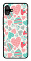 Hearts Pattern Metal Mobile Case for Samsung Galaxy M13 5G   (Design No -22)
