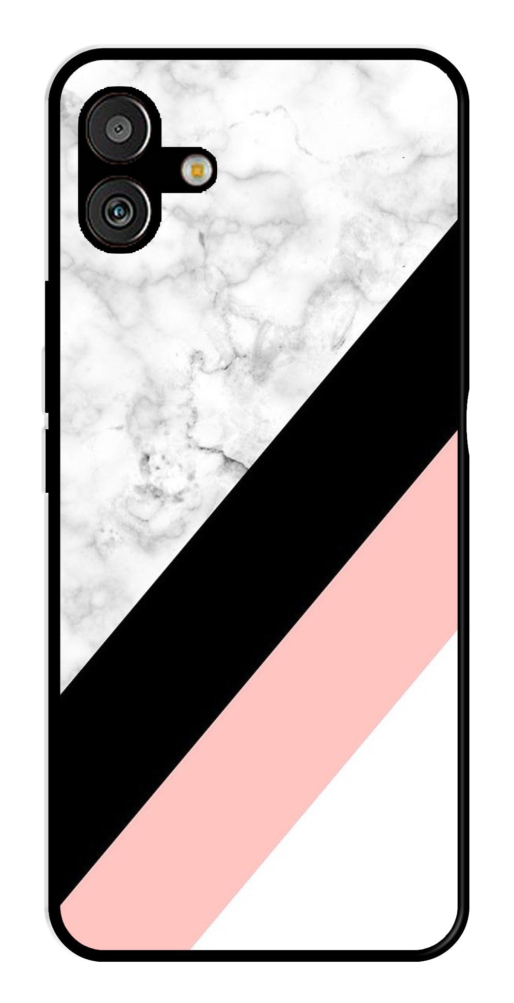 Marble Design Metal Mobile Case for Samsung Galaxy M13 5G   (Design No -24)