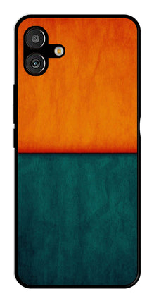 Orange Green Pattern Metal Mobile Case for Samsung Galaxy M13 5G