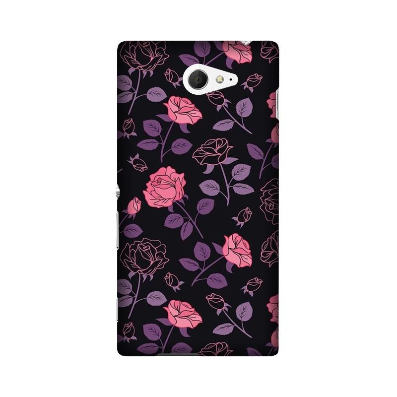 Rose Pattern Case for Sony M2