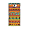 Zigzag line pattern Case for Sony M2