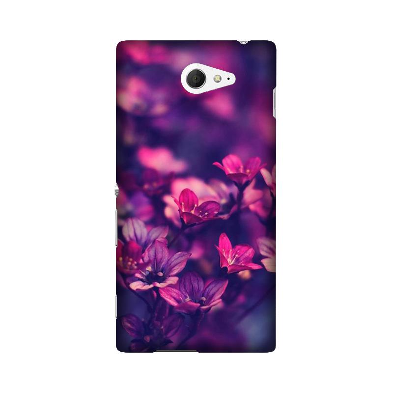 flowers Case for Sony M2