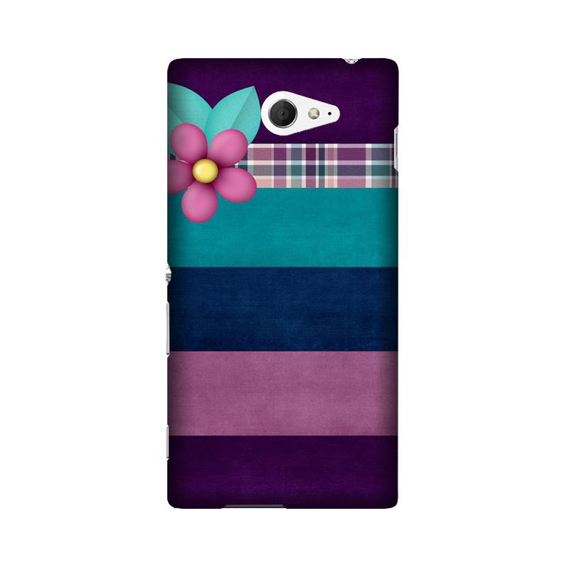 Purple Blue Case for Sony M2