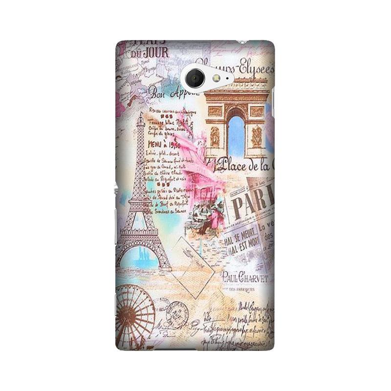 Paris Eiftel Tower Case for Sony M2