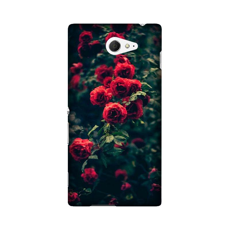 Red Rose Case for Sony M2