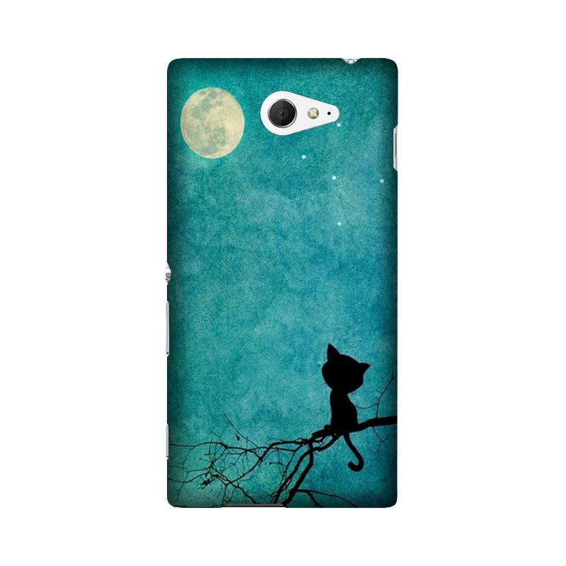 Moon cat Case for Sony M2