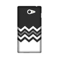 Black white Pattern2Case for Sony M2