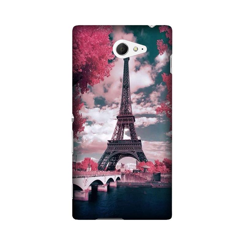 Eiffel Tower Case for Sony M2  (Design - 101)