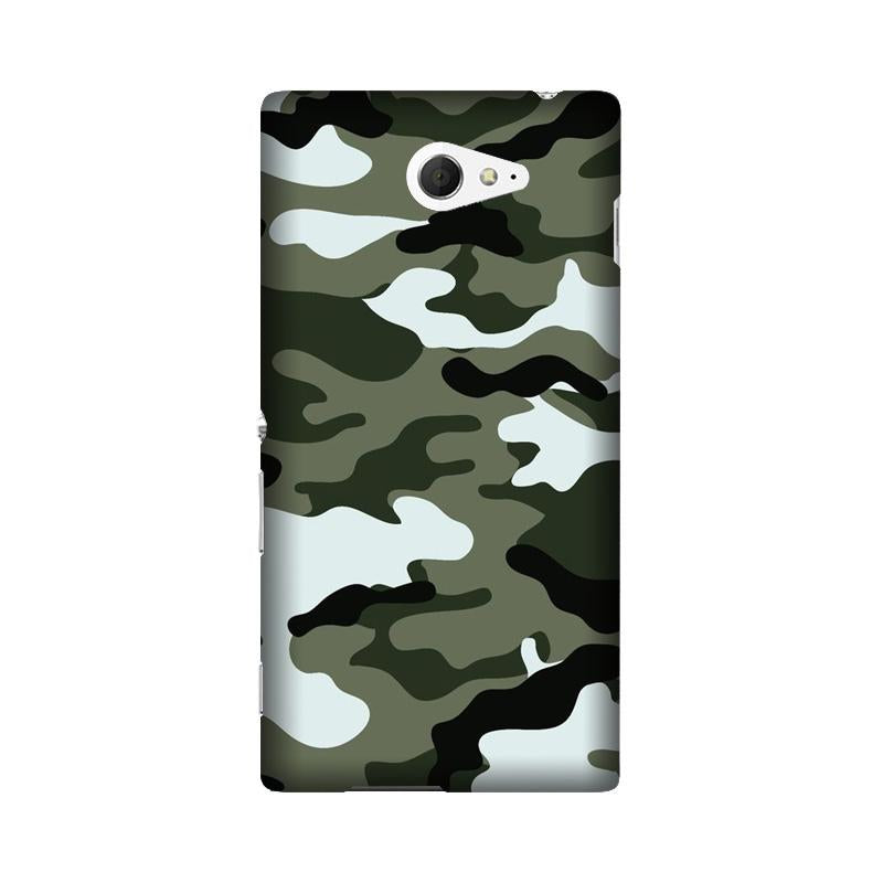 Army Camouflage Case for Sony M2  (Design - 108)
