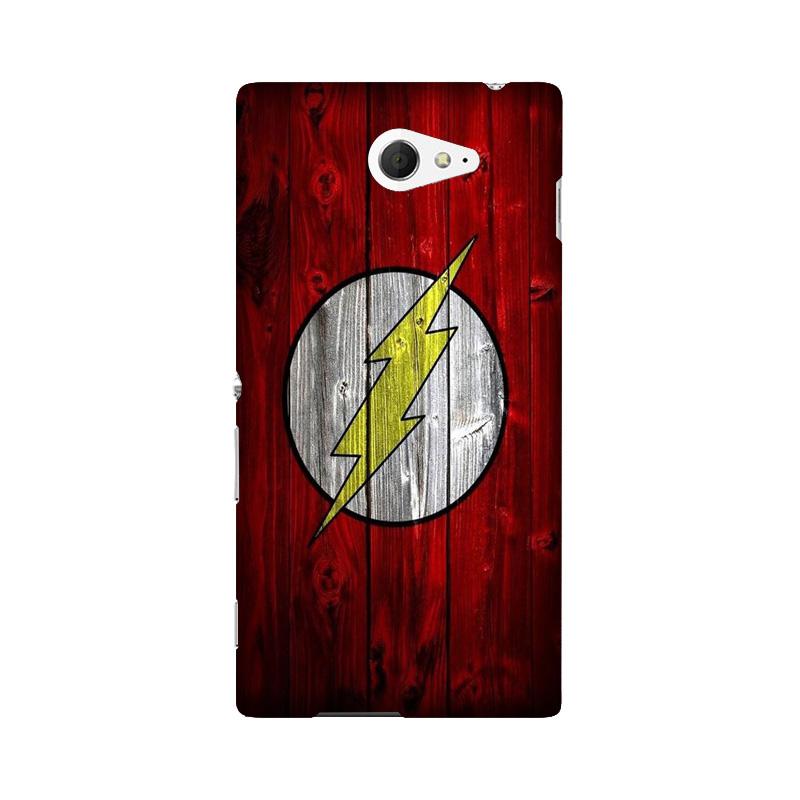 Flash Superhero Case for Sony M2  (Design - 116)