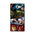 Avengers Superhero Case for Sony M2  (Design - 124)