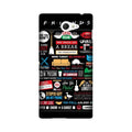 Friends Case for Sony M2  (Design - 145)