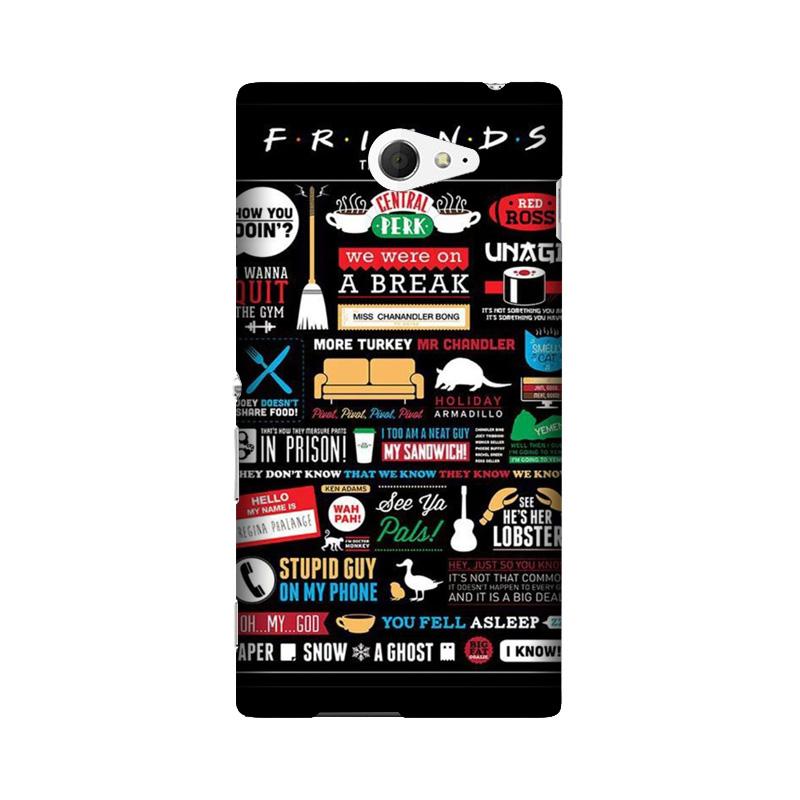 Friends Case for Sony M2  (Design - 145)