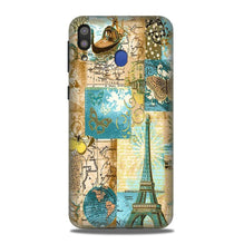 Travel Eiffel Tower Case for Samsung Galaxy M20 (Design No. 206)