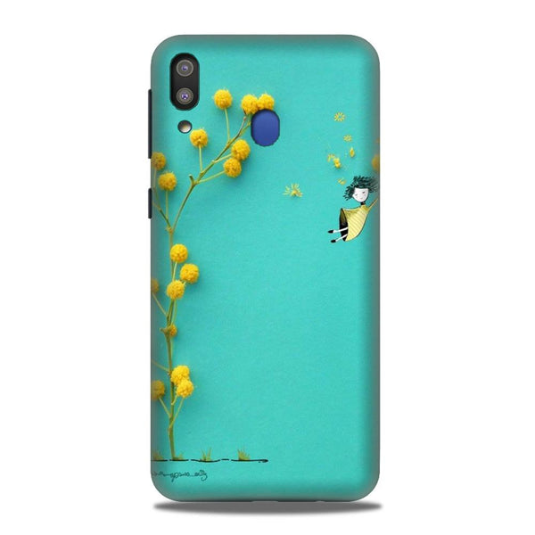 Flowers Girl Case for Samsung Galaxy M20 (Design No. 216)