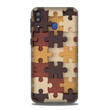 Puzzle Pattern Case for Samsung Galaxy M20 (Design No. 217)
