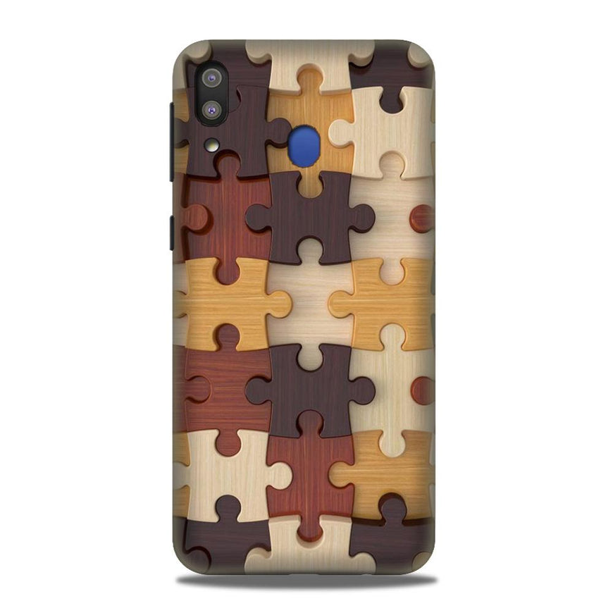 Puzzle Pattern Case for Samsung Galaxy A30 (Design No. 217)