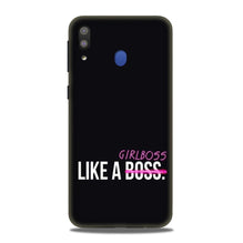 Like a Girl Boss Case for Samsung Galaxy M20 (Design No. 265)