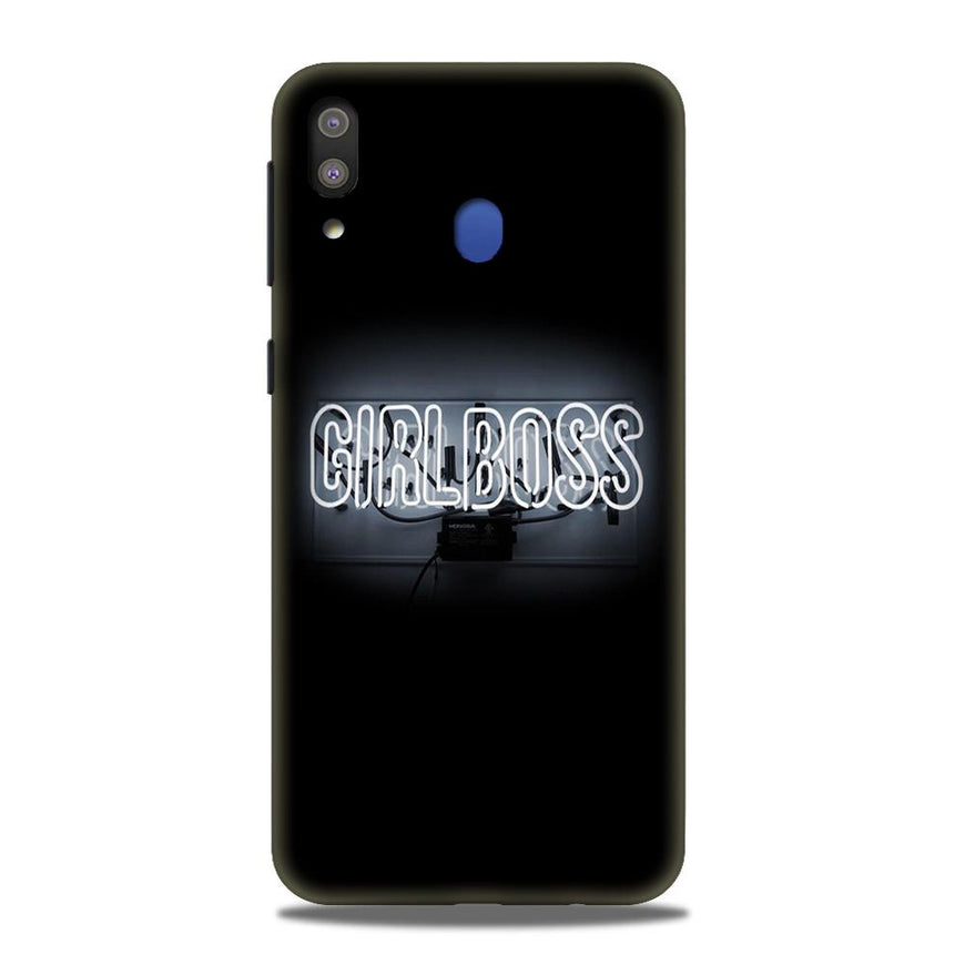 Girl Boss Black Case for Samsung Galaxy M20 (Design No. 268)