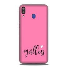 Girl Boss Pink Case for Samsung Galaxy M20 (Design No. 269)