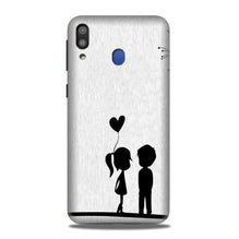 Cute Kid Couple Case for Samsung Galaxy M20 (Design No. 283)