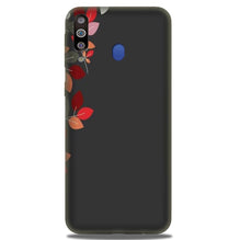 Grey Background Mobile Back Case for Samsung Galaxy A20s (Design - 71)