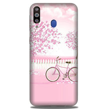 Pink Flowers Cycle Case for Vivo Y17  (Design - 102)