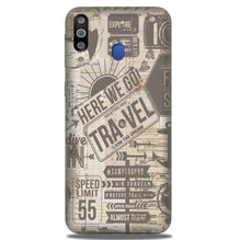 Travel Mobile Back Case for Samsung Galaxy A20s  (Design - 104)