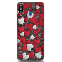 Red White Hearts Case for Vivo Y17  (Design - 105)