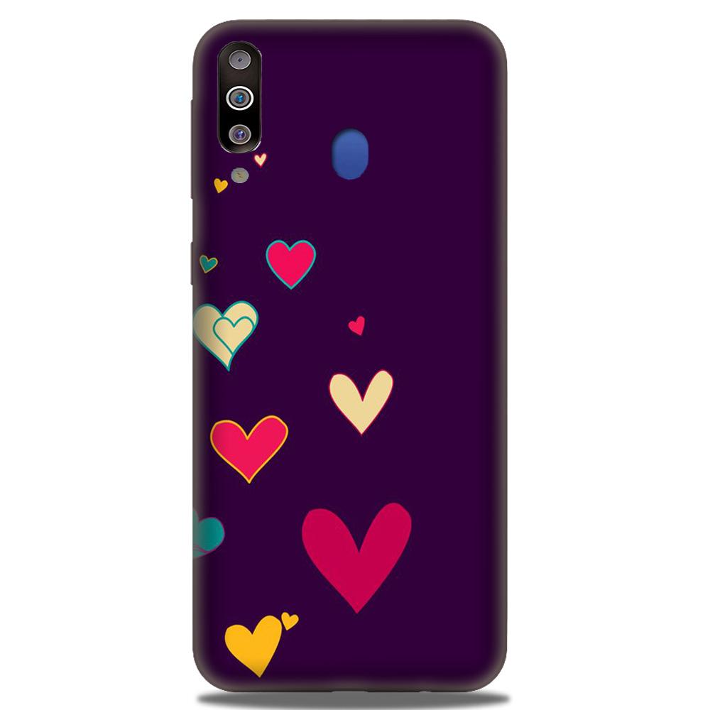 Purple Background Case for Samsung Galaxy M30  (Design - 107)