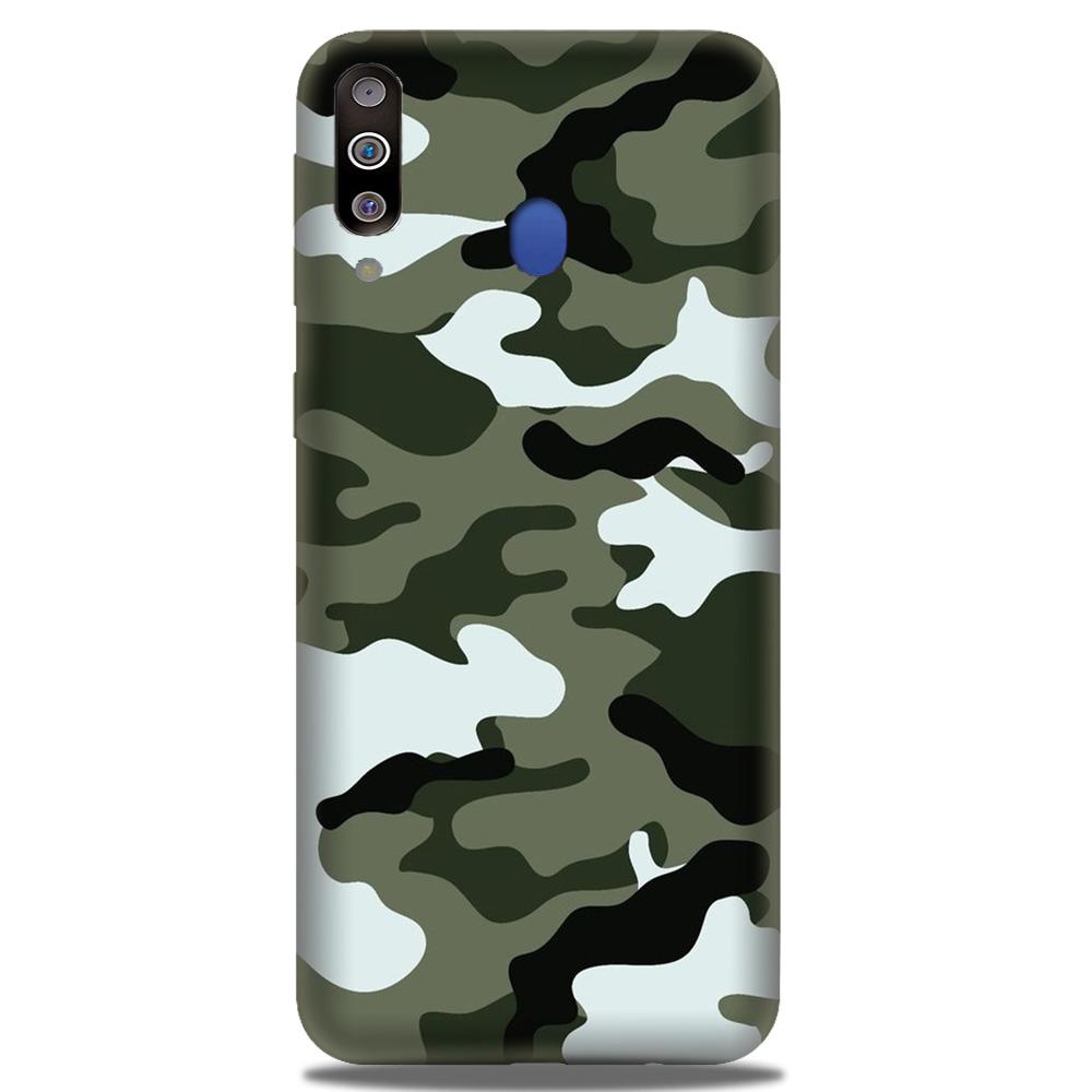 Army Camouflage Case for Samsung Galaxy M30  (Design - 108)