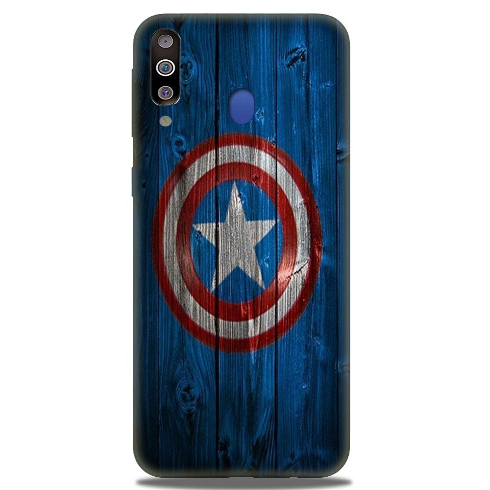 Captain America Superhero Case for Samsung Galaxy M30  (Design - 118)