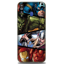 Avengers Superhero Mobile Back Case for Samsung Galaxy A20s  (Design - 124)