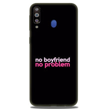 No Boyfriend No problem Mobile Back Case for Samsung Galaxy A20s  (Design - 138)