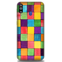 Colorful Square Mobile Back Case for Samsung Galaxy A20s (Design - 218)