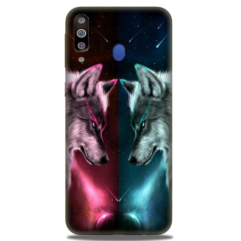 Wolf fight Case for Samsung Galaxy M30 (Design No. 221)