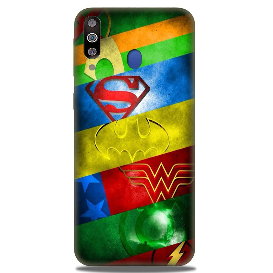Superheros Logo Case for Samsung Galaxy A20s (Design No. 251)