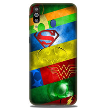 Superheros Logo Case for Samsung Galaxy M40 (Design No. 251)