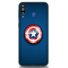 Captain America Shield Mobile Back Case for Samsung Galaxy A20s (Design - 253)