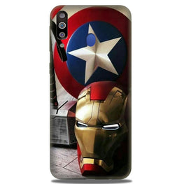 Ironman Captain America Case for Samsung Galaxy M40 (Design No. 254)