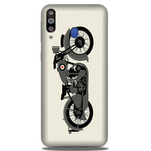 MotorCycle Mobile Back Case for Samsung Galaxy A20s (Design - 259)