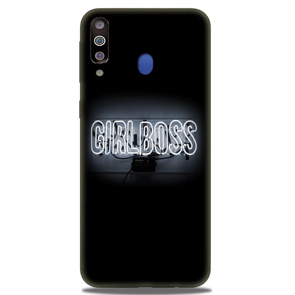 Girl Boss Black Case for Samsung Galaxy M30 (Design No. 268)