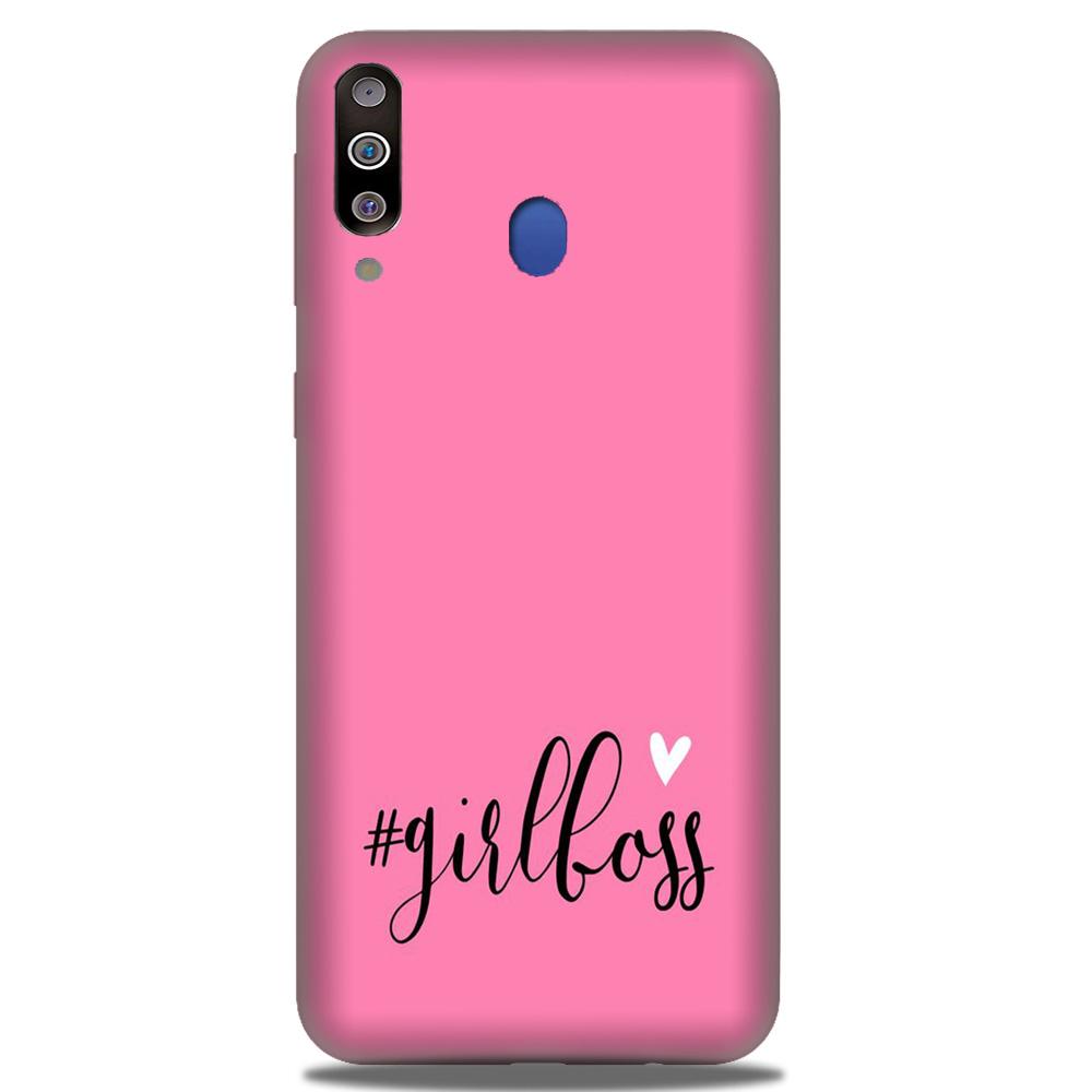Girl Boss Pink Case for Samsung Galaxy M30 (Design No. 269)